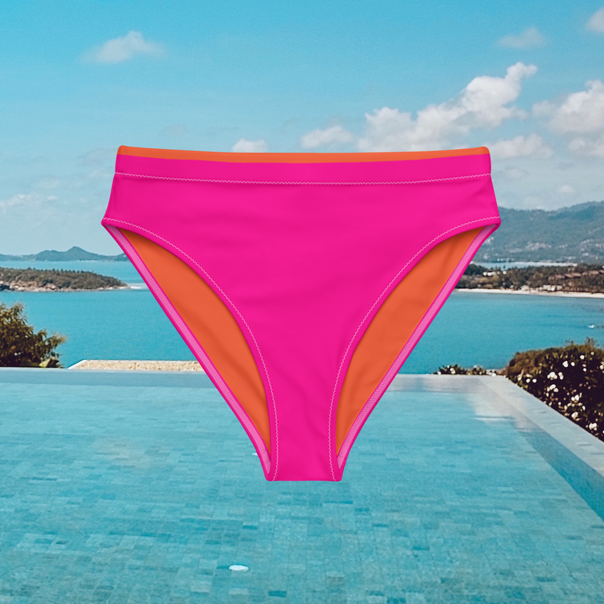 Bikini Bottom in Pink Orange