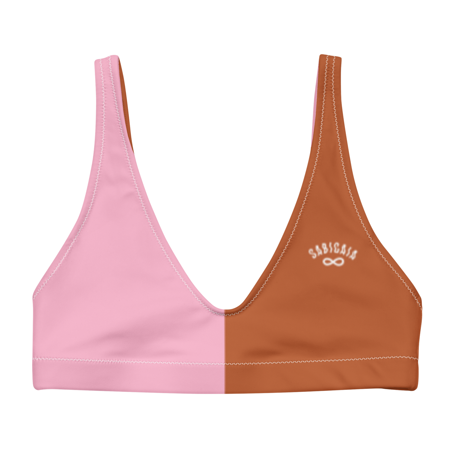 Softie Bikini Top in Strawberry & Choco Ice Cream
