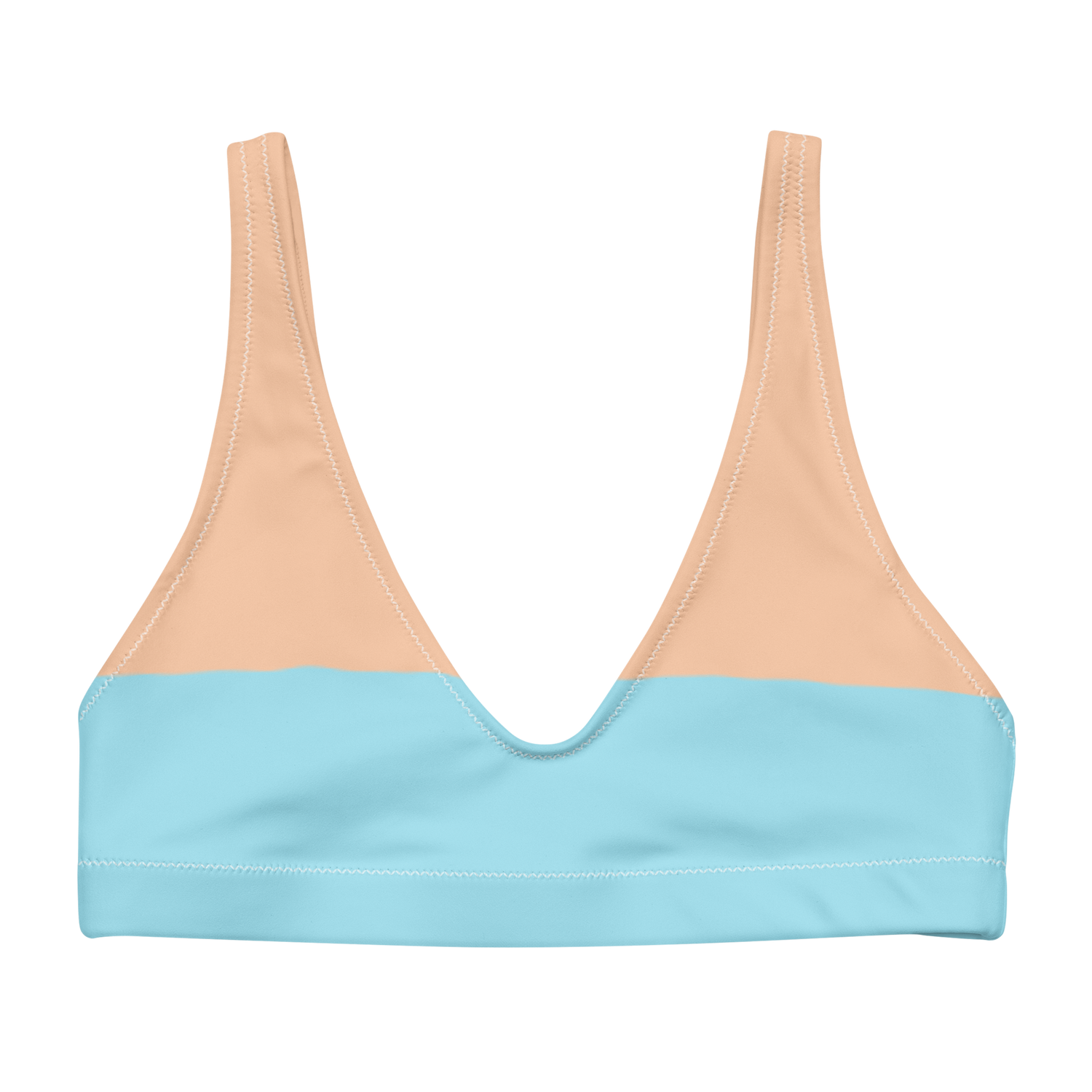 Softie Bikini Top in Mykonos Peach