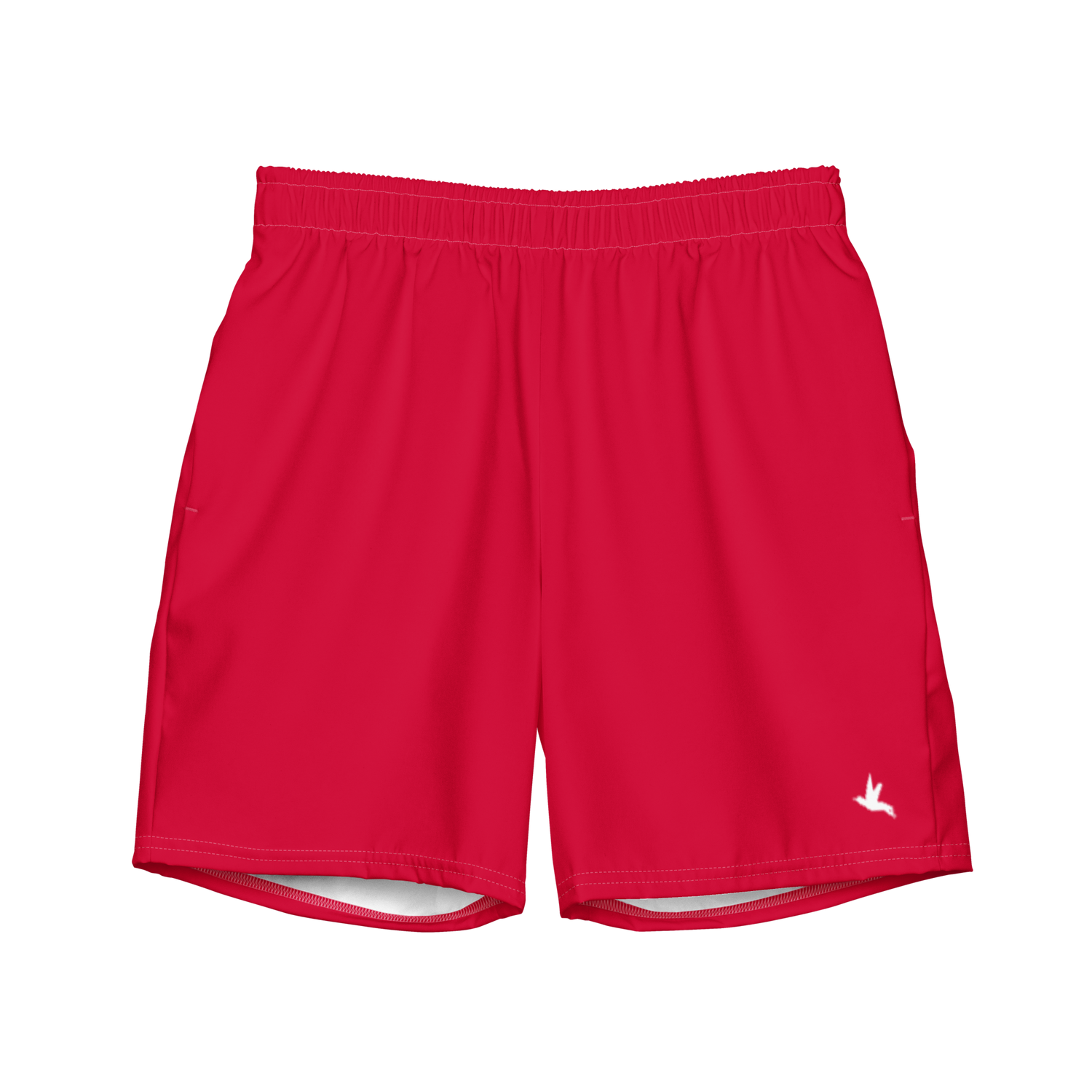 Men's Swim Trunks in Crimson Red