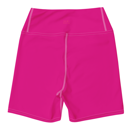 Yoga Shorts in Saint Tropez Pink