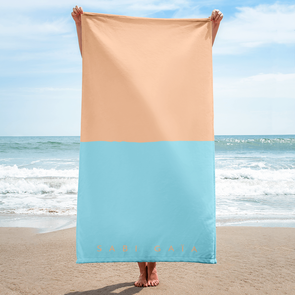 Beach Towel in Mykonos Peach