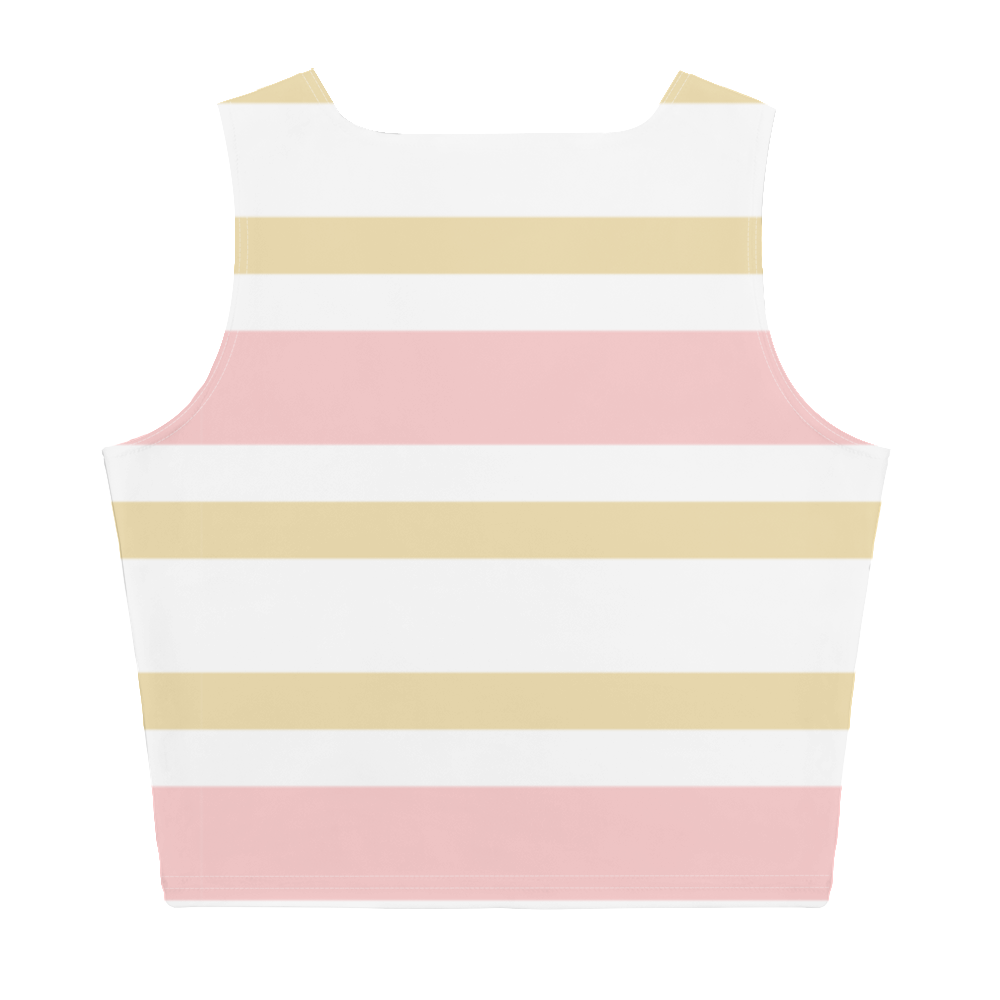 Women's Crop Top in Pastel Stripes 💧🔆
