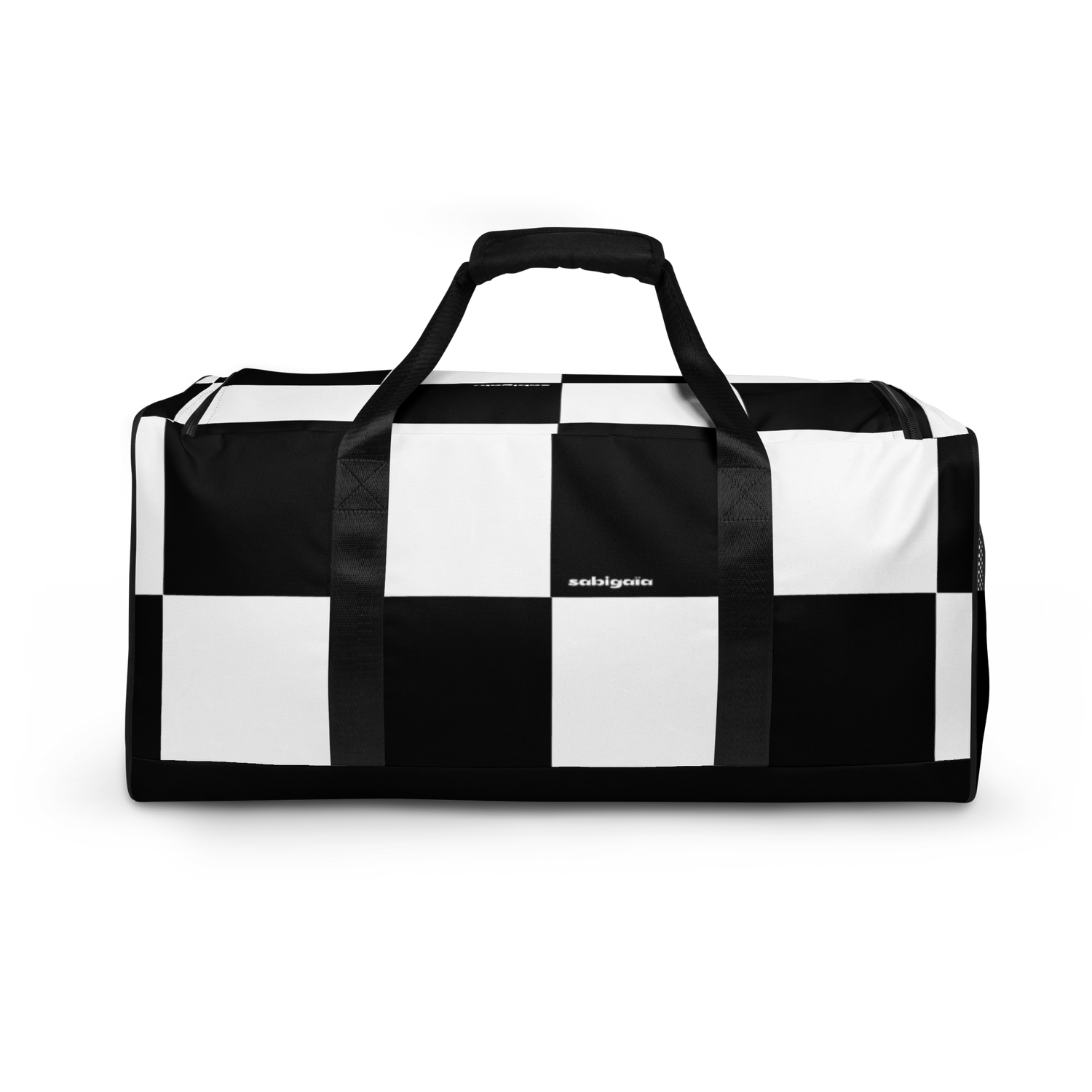 Duffle Bag in Color Block : Black & White