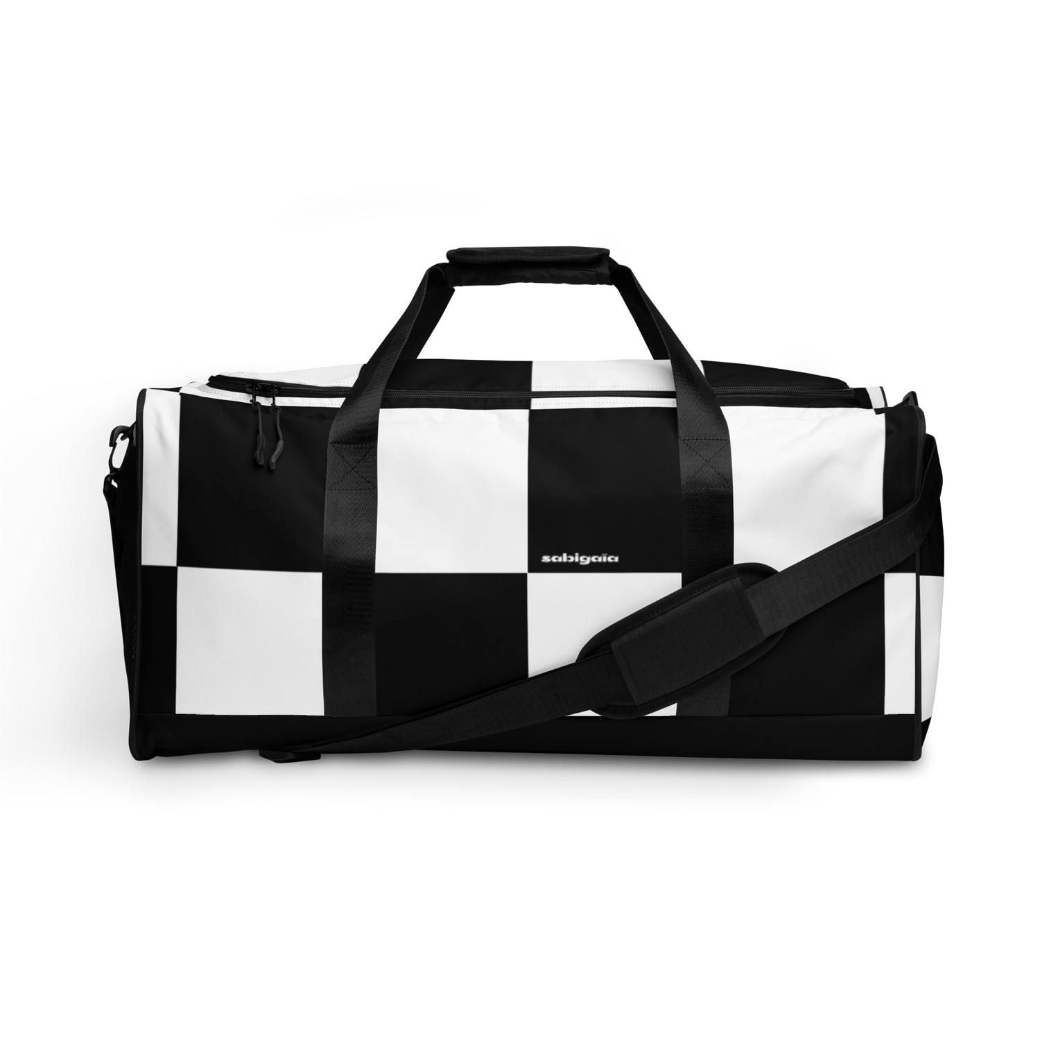 Duffelilaukku - Color Block : Black & White