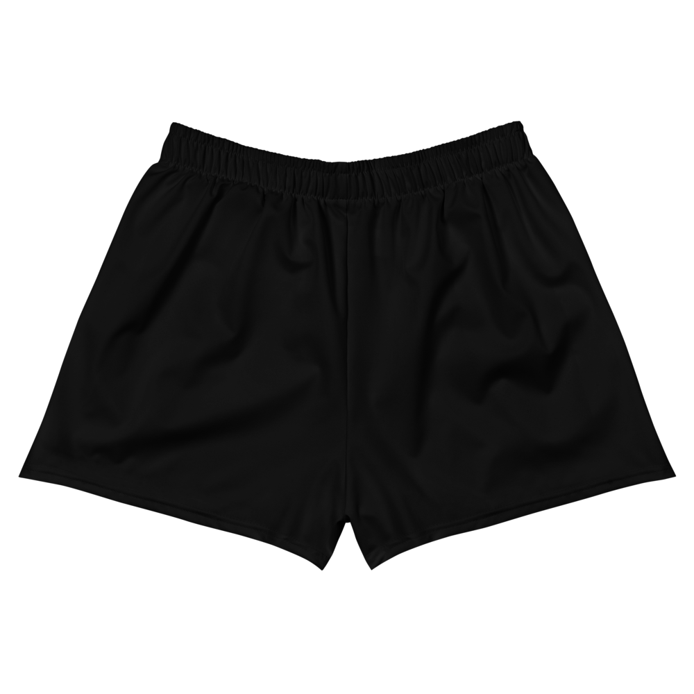 Women's Athletic Short Shorts in Color Pop Black 💧🔆