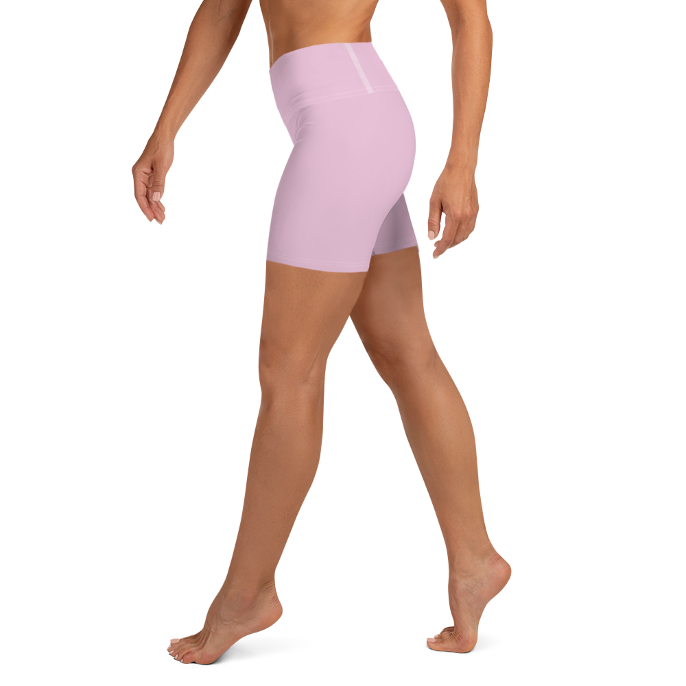 Women's Yoga Shorts in Blushed Lavender