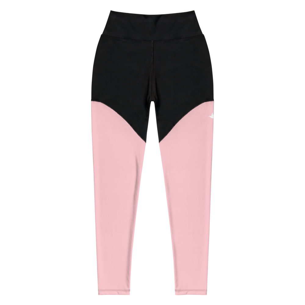Women's Compression Leggings in Baby Pink 💧🔆