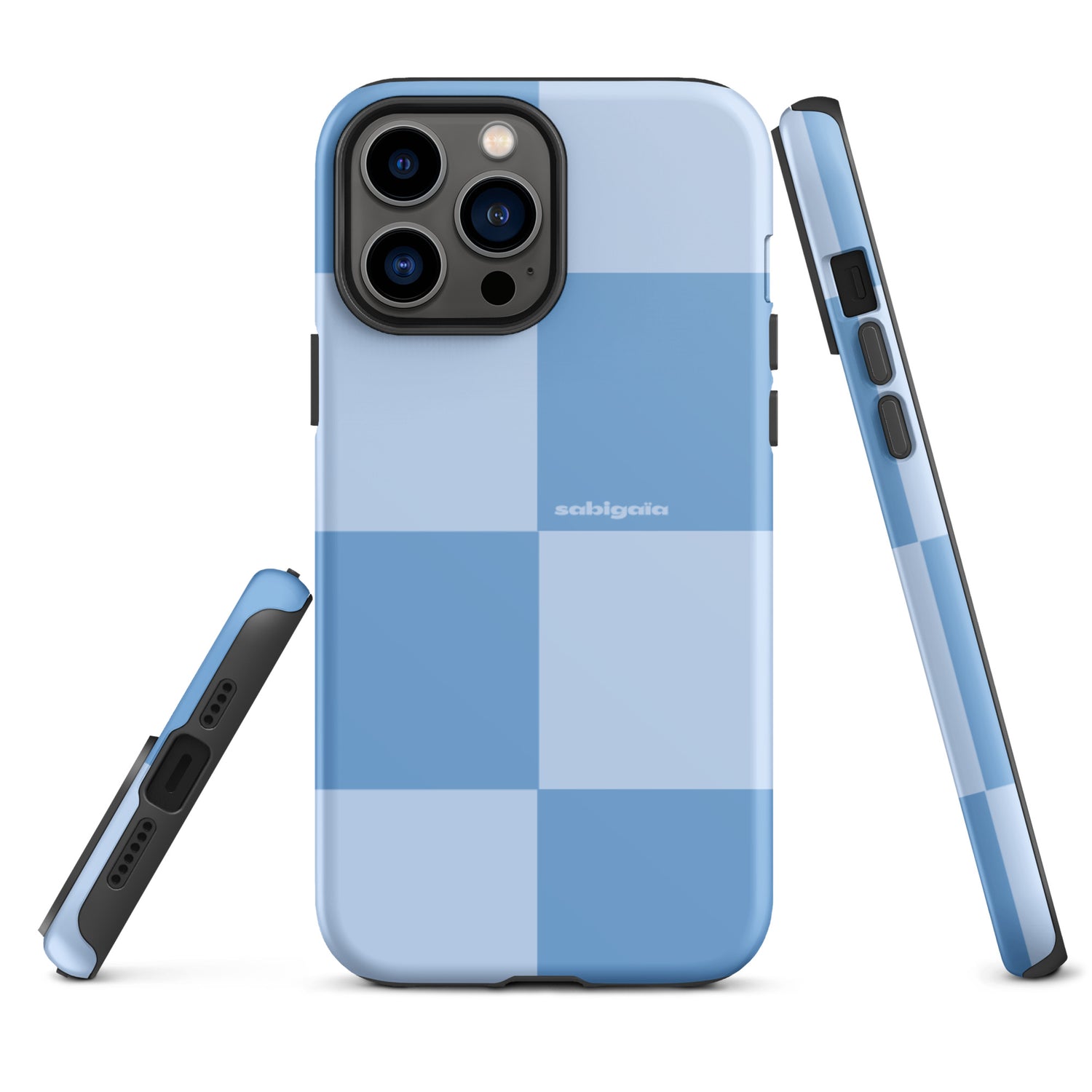 Iskunkestävät iPhone-kuoret - Color Block : Double Blue